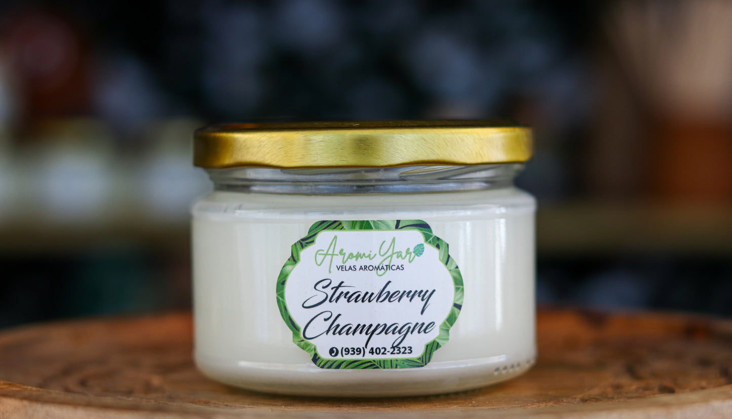 STRAWBERRY CHAMPAGNE – VELA ARTESANAL (7 oz)