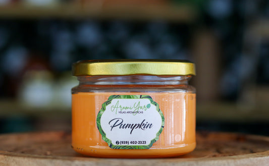 PUMPKIN – VELA ARTESANAL (7 oz)