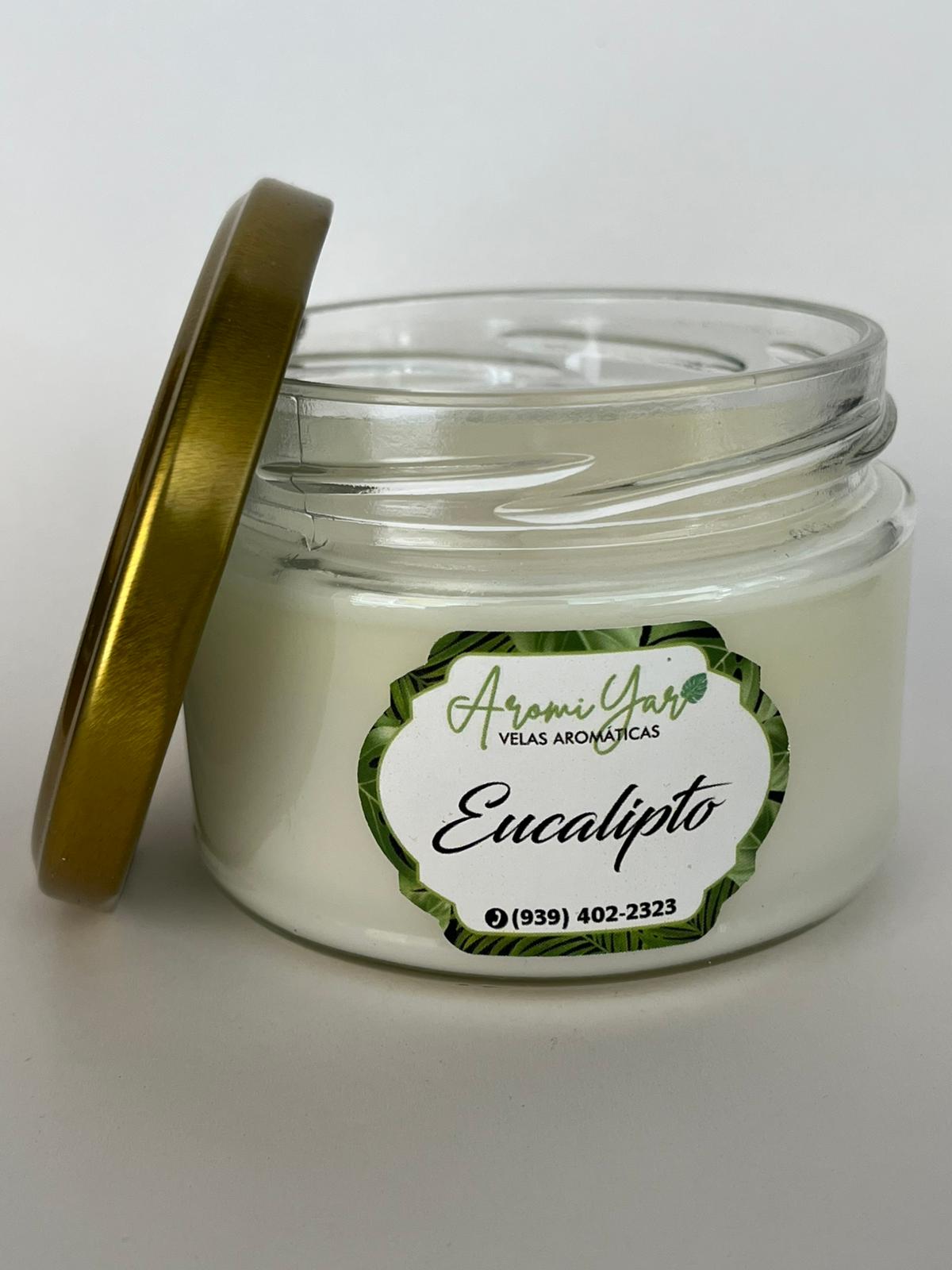 EUCALIPTO – VELA ARTESANAL (8 oz)