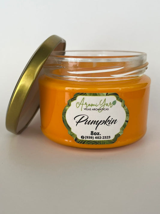 PUMPKIN – VELA ARTESANAL (8 oz)